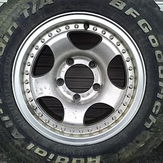15インチ 5穴 139.7 ジムニー ★15×7J ET-13 PCD139.7 5穴  ハブ径:約108mm  5本セット ★