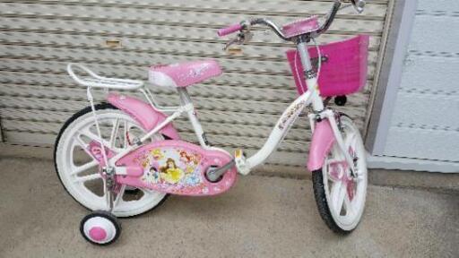 ディズニープリンセス自転車