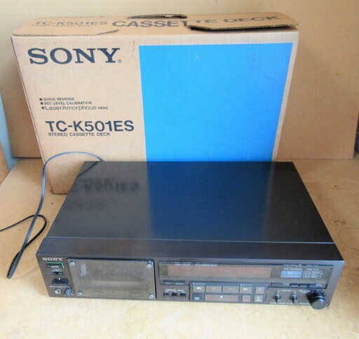 ☆ソニー SONY TC-K501ES カセットデッキ テープレコーダー◆アンティーク・オーディオ