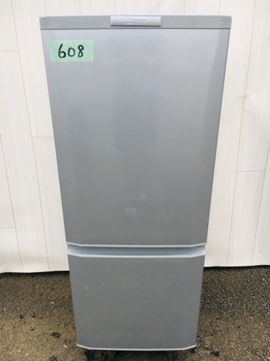 608番 MITSUBISHI✨ ノンフロン冷凍冷蔵庫❄️MR-P15Y-S‼️