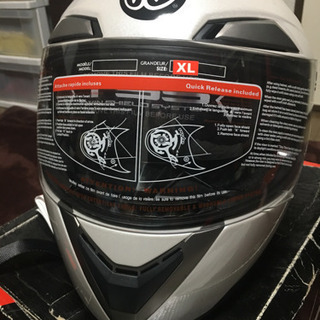 ベリック フルフェイスヘルメット 新品 白