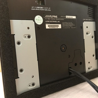 ALPINE フリップダウンモニター 本体と付属品 ALPINE フリップダウンモニター アルパイン 対応 10.1インチ