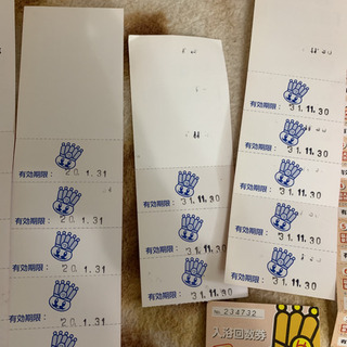 お風呂の王様 志木店 入浴、岩盤浴回数券