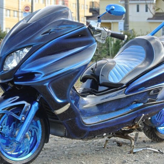 【YAMAHA マジェスティ】マジョーラカラー！！メッキラメ塗装！！ YAMAHA マジェスティ】マジョーラカラー！！メッキラメ塗装！！ 【公式