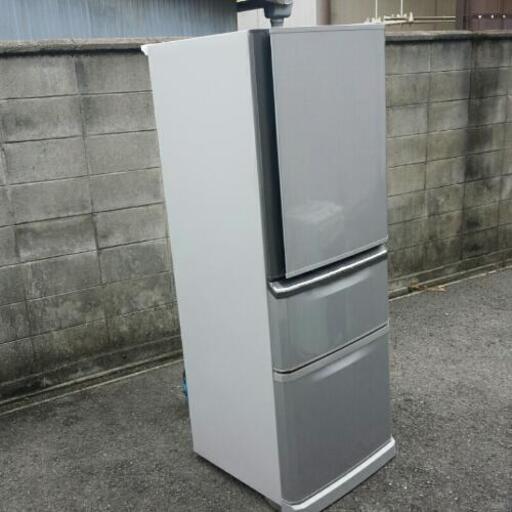 三菱　MR-C34R-S　ノンフロン冷凍冷蔵庫　335L　2010年製　3ドア　激安　早い者勝ち