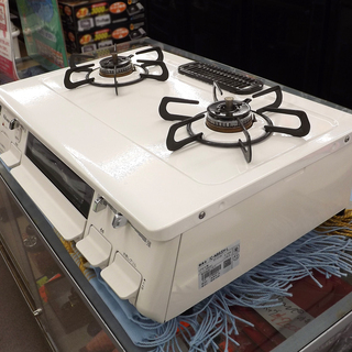 パロマ LPガステーブル 2017年製 左強火 IC-N86SH-L ガスコンロ ホワイト 札幌 西岡店