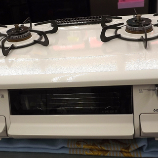 パロマ LPガステーブル 2017年製 左強火 IC-N86SH-L ガスコンロ ホワイト 札幌 西岡店