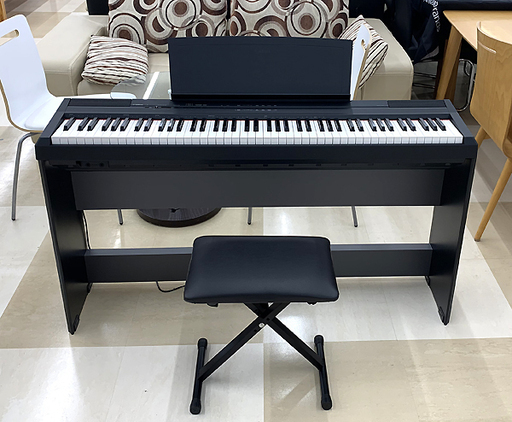 美品！ 札幌発！ YAMAHA ヤマハ 電子ピアノ デジタルピアノ P-105B 2014年製 椅子付属 ブラック 動作確認済み
