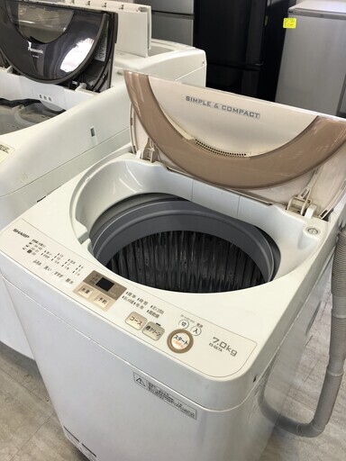 シャープ7.0K洗濯機　ES-GE7A