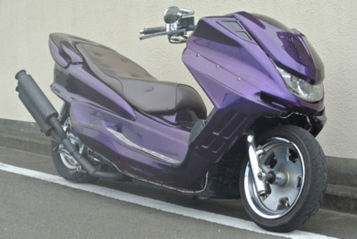 【YAMAHA マジェスティ】チョップフェイスマスク！！ロンホイ加工！！ YAMAHA マジェスティ】チョップフェイスマスク！！ロンホイ加工