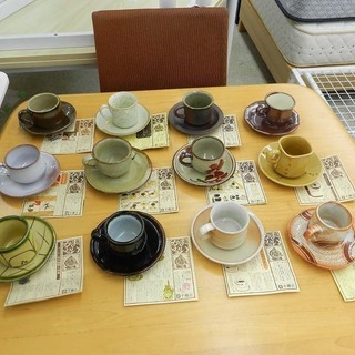 未使用品 千趣会 まいかふぇ 和陶珈琲碗 カップ&ソーサー 陶器 12客
