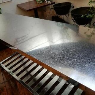 値下げしました！AZUMA 作業台 厨房 bar ステンレス製 中古 美品