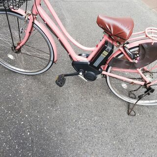 YAMAHA PAS Ami★カゴ付き　電動自転車26インチ　ピンク