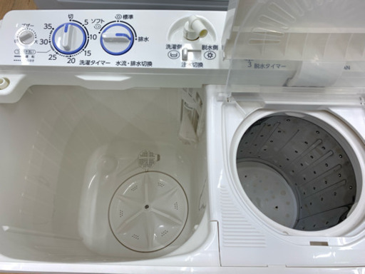 AQUAの二槽式洗濯機。1点限りの早い者勝ち！