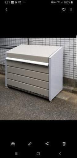 イナバ　ゴミ保管庫　ダストボックス・ミニ　DBN-126Mメッシュ床[ほぼ新品]