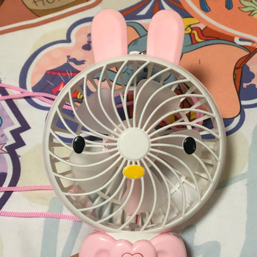 ウサギ型ハンディ扇風機