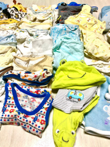 大幅値下げ 出産準備 54点 肌着 ロンパース つなぎ キャラクター スティッチ シャツ Mah 太田のベビー用品 ベビー服 の中古あげます 譲ります ジモティーで不用品の処分