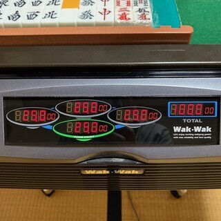【動作品】全自動麻雀卓　雀風（雀友の落し込みタイプ）＋ＷakWak枠