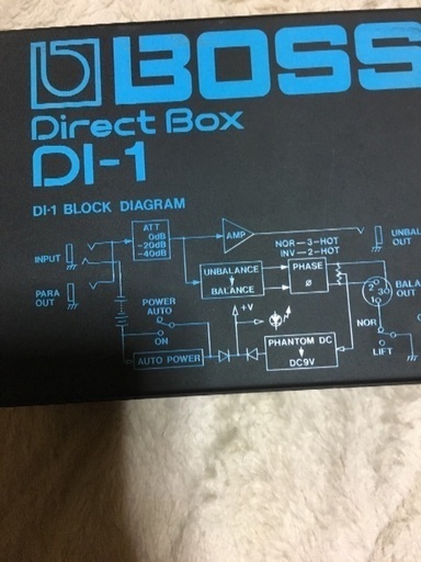 エフェクター、PA機器 BOSS  DI-1
