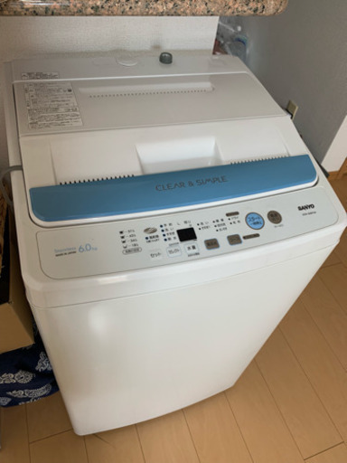 洗濯機 6キロ