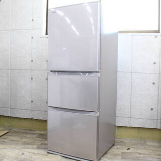 R059)東芝 TOSHIBA 3ドア 冷凍冷蔵庫 GR-H34SY(NP) 340L 2016年製 右開き