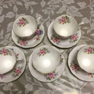 ロイヤルアルバート カップ&ソーサ 5客