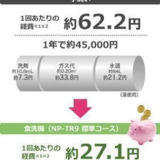 取引確定♥最終お値下げ　美品　食器洗い乾燥機NP-TR9　2017年式　