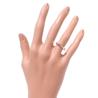 E226 K18 PG 3g 0.18ct ダイヤ リング 指輪 アクセサリー