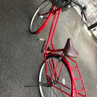 お話し中【あげます】前輪タイヤパンク有り 自転車