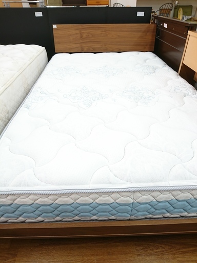 ニトリ　ダブルベッド　フランスベッド　【トレファク　川越店】【家具　家電】