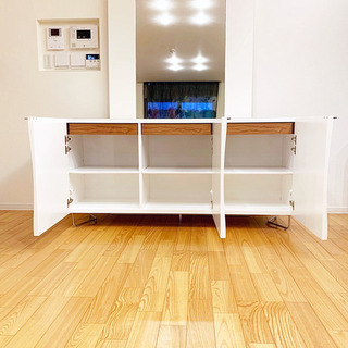 【大塚家具】シンプル＆モダンな白のサイドボード「ルチード」〜値下げしました