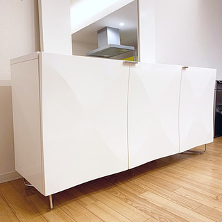 【大塚家具】シンプル＆モダンな白のサイドボード「ルチード」〜値下げしました