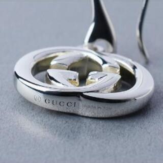 新品GUCCIシルバー925GGロッキングピアス