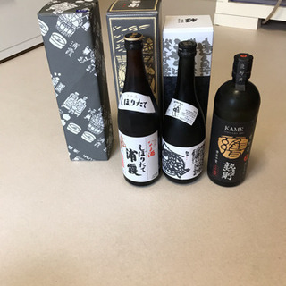 お酒4本セット日本酒と焼酎値下げ！