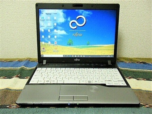 12.1型液晶/重さ1.39kg♪移動用/HDD250GB/Office2016✎/メモリ4GB♪/2コアCPU♪/高速！USB3.0/マイク内臓/すぐ使えるWin10メディア作成ツール付/すぐ繋がるWi-Fi/点検整備清掃済み/FUZITSU MP702