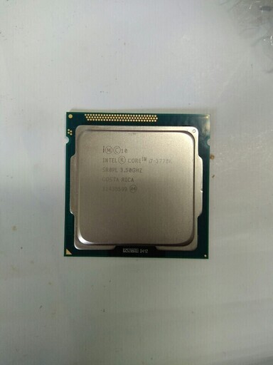 動作確認CPU Intel i7 3770k 3.5GHZ