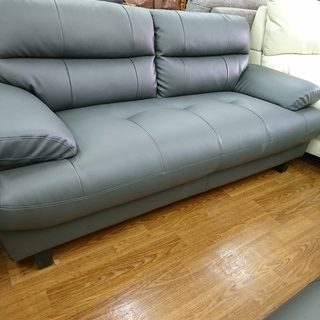 2.5人掛けPUレザーソファ 【トレファク 川越店】【家具 家電】
