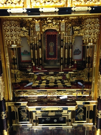 □X995□仏壇 リペア済み 精ぬき済み 東本願寺大谷派 横85x高