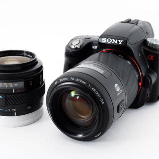 SONY α55 SLT-A55V ダブルズームセット★極上美品...