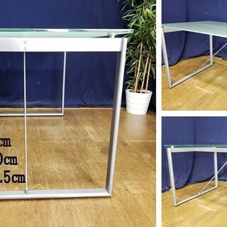 G28 ガラス天板ダイニングテーブル＆色違いダイニングチェア5点セット】