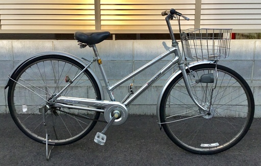 自転車 シルバー