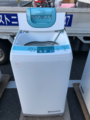 【3ヶ月保証★送料には設置込！】洗濯機 2014年 5kg 日立 NW-5SR
