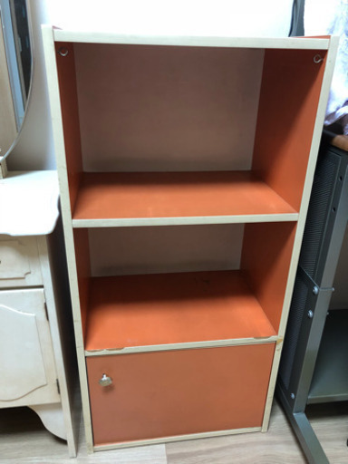 人気定番 昭和レトロオレンジカラーボックス - 家具 - www 