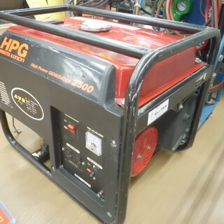 【引取限定 戸畑本店】ワキタ　HPG2500-6　発電機　中古品 引取限定 戸畑本店】ワキタ HPG2500-6 発電機 中古品