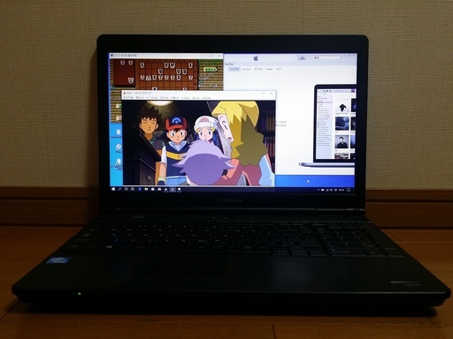 Windows10 SSD搭載 東芝ノートパソコン 麻雀、将棋ソフト付き！ USBマウスプレゼント中 (15.6型 デュアルコア Office2016)