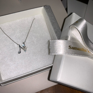 Samantha Tiara フラワーレターズ イニシャルネックレス【N】