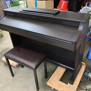 中古現状☆KAWAI　カワイ　PW610　88鍵盤　96年製　イス付き