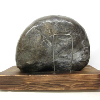 ４５２５）アンモナイトの化石　３０ｋｇ超え　縫合線　鑑賞石　置物 アンモナイト化石 大型 幅35cm 縫合線もはっきり！！ 化石 置物 札幌市