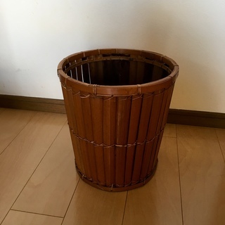 おしゃれな竹製ゴミ箱