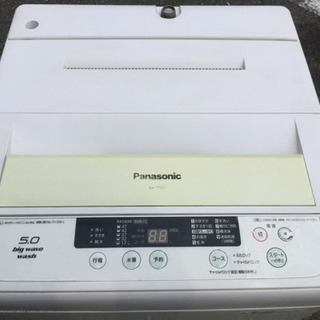 配送無料🚛当日配送 2014年製   5.0kg パナソニック 洗濯機 